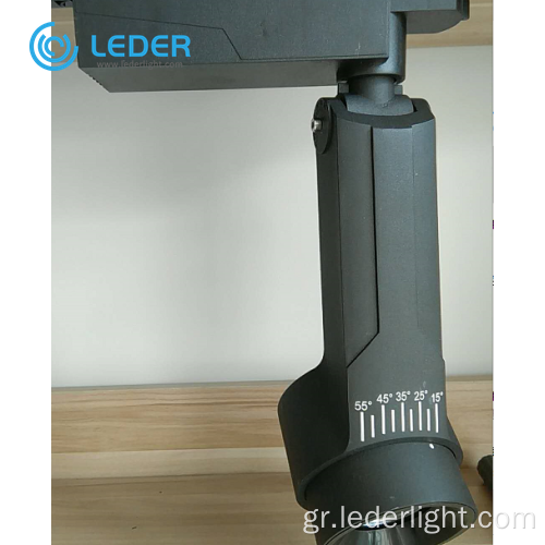 LEDER Μαύρο Φωτιστικό πίστας LED υψηλής ισχύος 30W